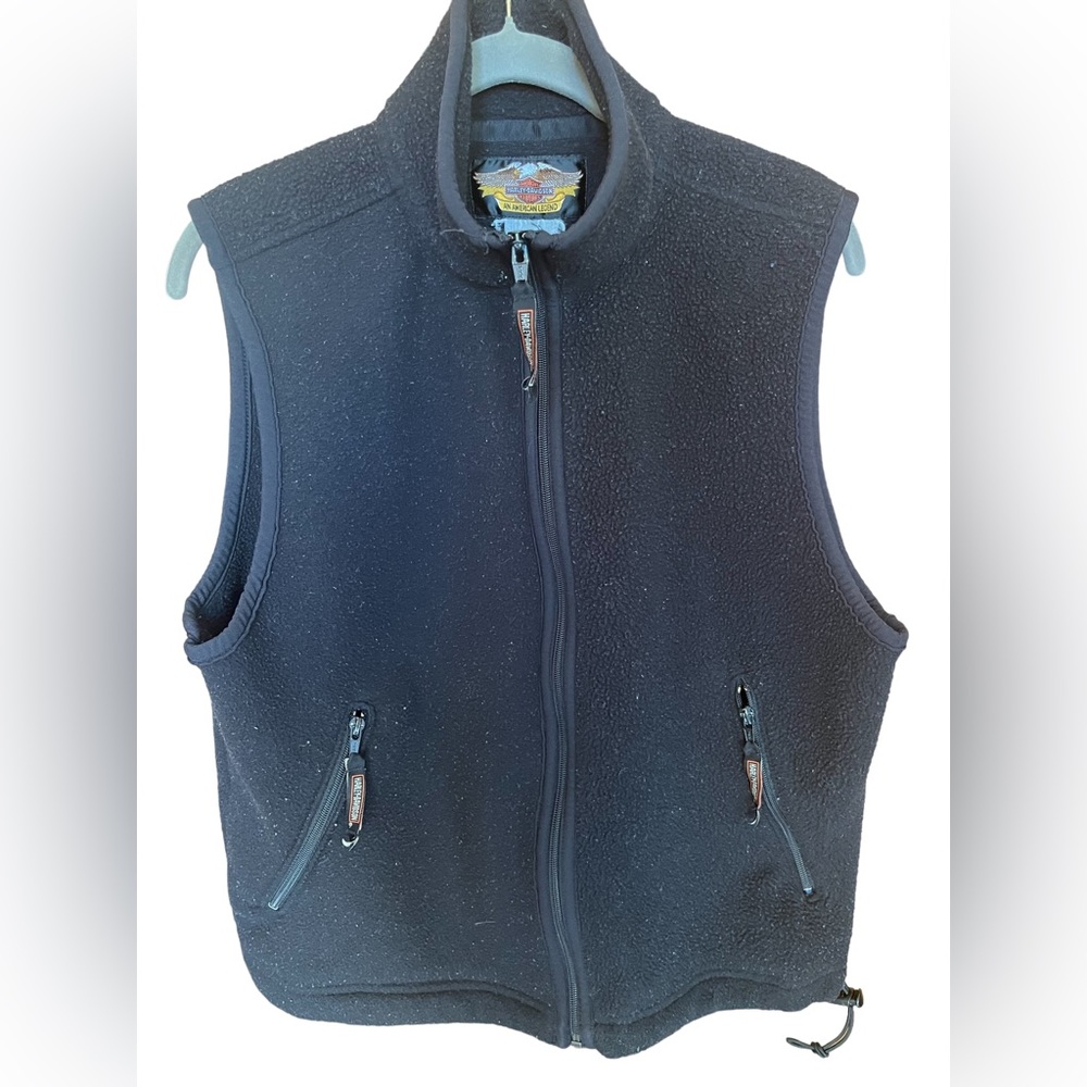 ๐ฅ๐ฅ๐ฅHarley Davidson Zip Front Fleece Vest
